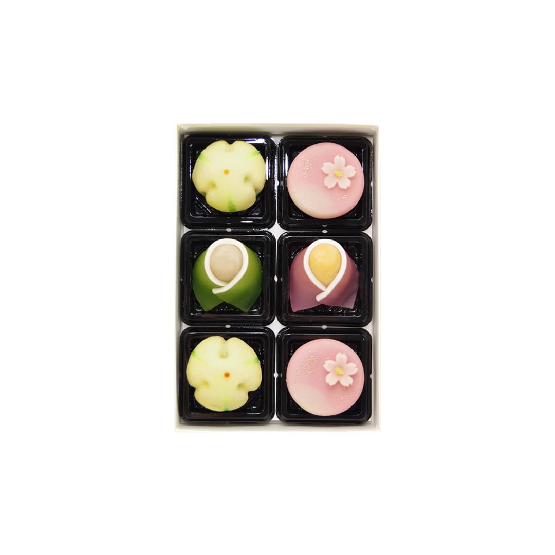 ひなまつりの上生菓子：桃節句６個入