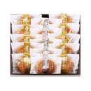 どら焼日本号１５個入(黒つぶ餡１０・白餡５)