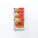 焼印どら焼３個入（黒つぶ餡２・白餡１）