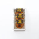 焼印どら焼３個入（黒つぶ餡２・白餡１）