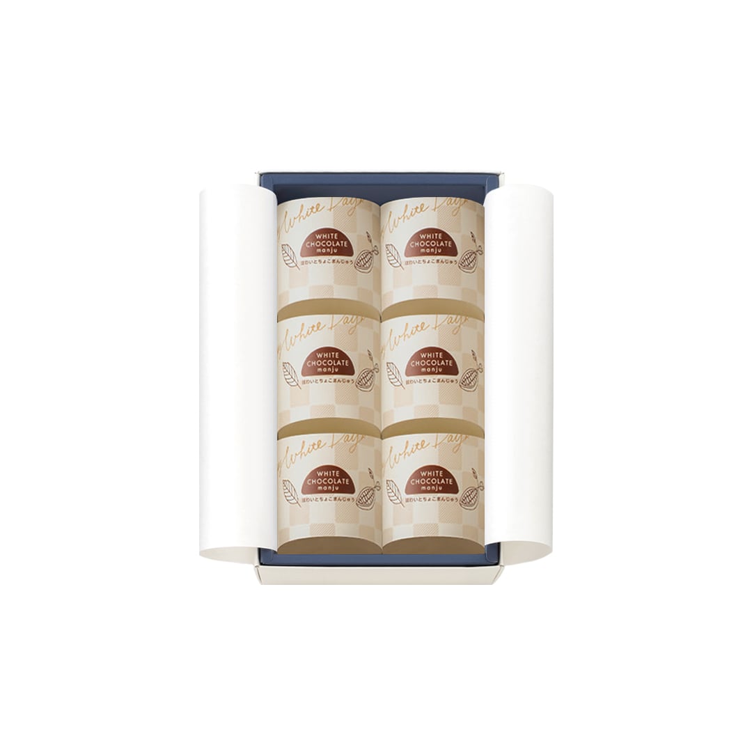 ほわいとちょこまんじゅう６個入